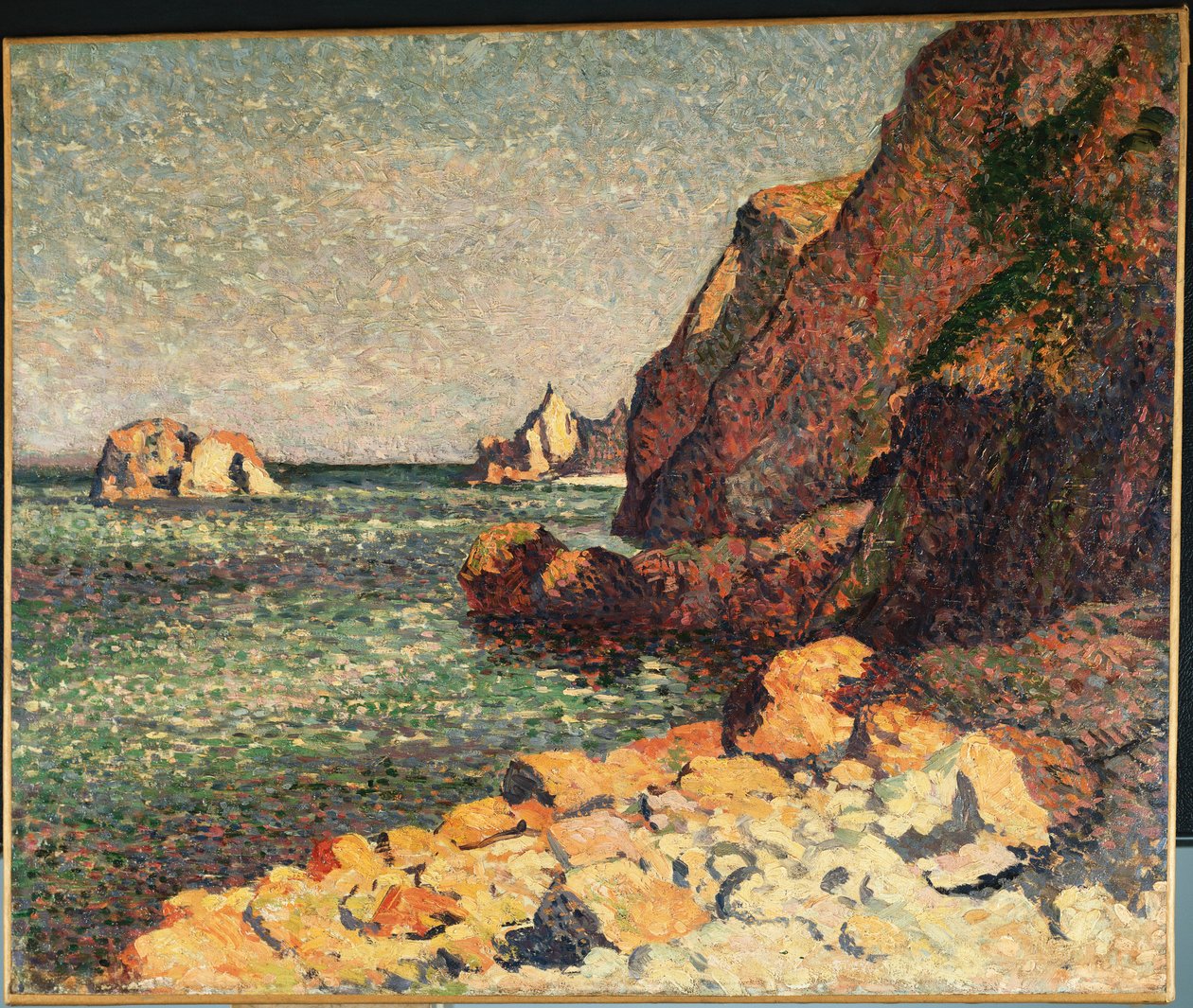 Morze i skały, Agay, 1893 autorstwa Maximilien Luce