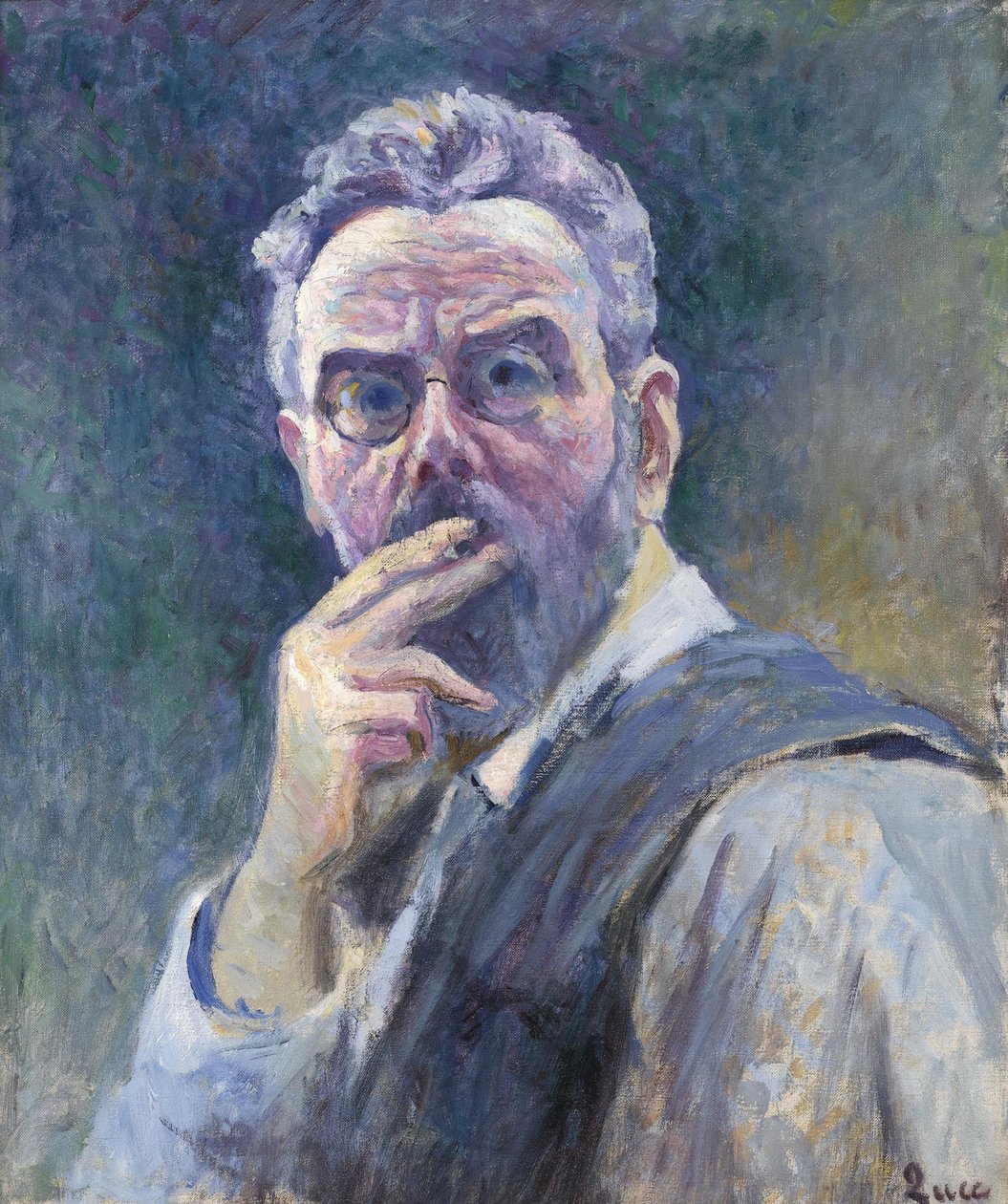 Autoportret z papierosem, ok. 1930 r. 1905. autorstwa Maximilien Luce