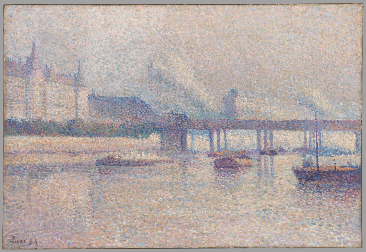 Brzegi Sekwany w Paryżu autorstwa Maximilien Luce