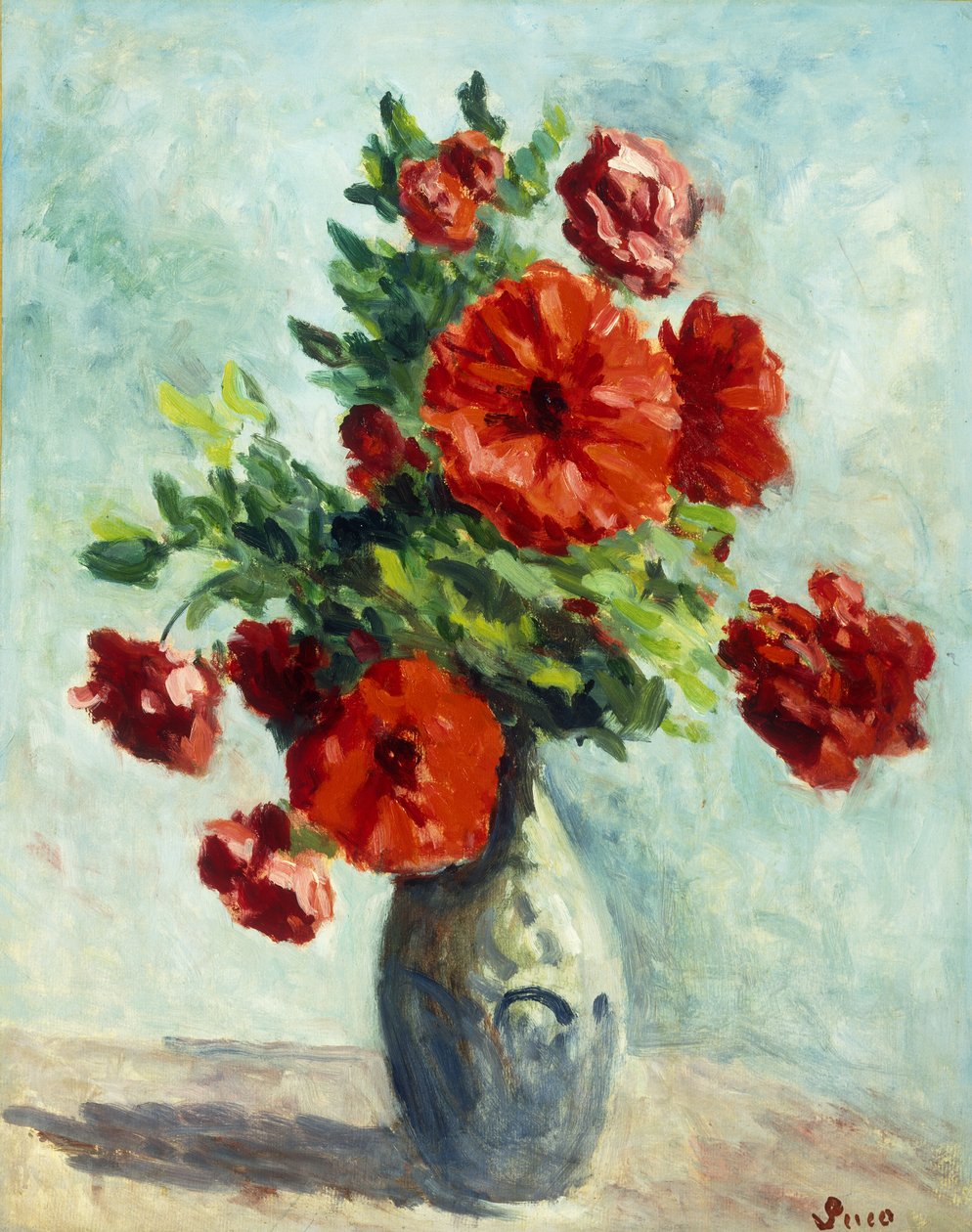 Wazon kwiatów; Wazon z kwiatami, 1925-1930 autorstwa Maximilien Luce