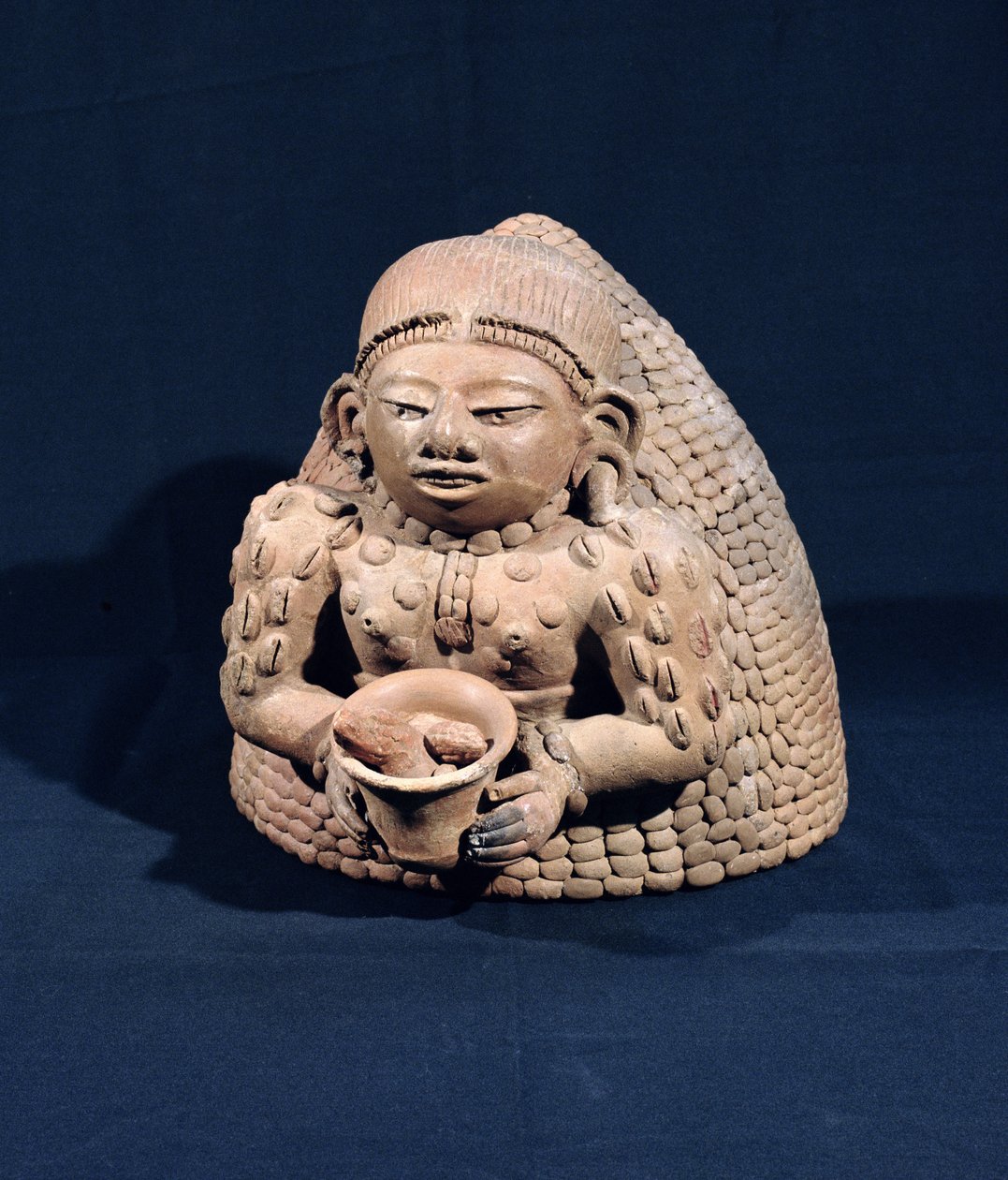 Wazon antropomorficzny, z Peten, Gwatemala (wyroby gliniane) autorstwa Mayan
