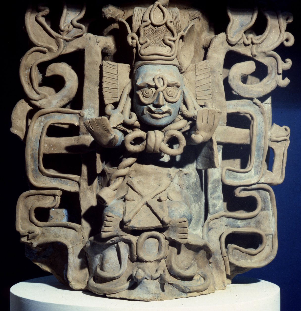 Urna pogrzebowa z Tapijulapa, Tabasco (terakota) autorstwa Mayan