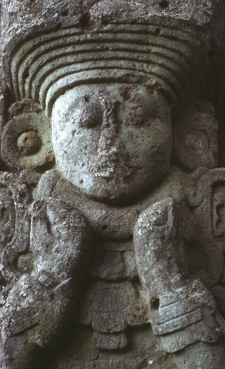 Stela 1, Copan, Późny Okres Klasyczny, 667 n.e. autorstwa Mayan