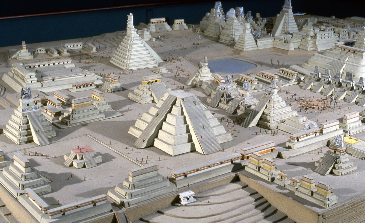 Model Tikal autorstwa Mayan