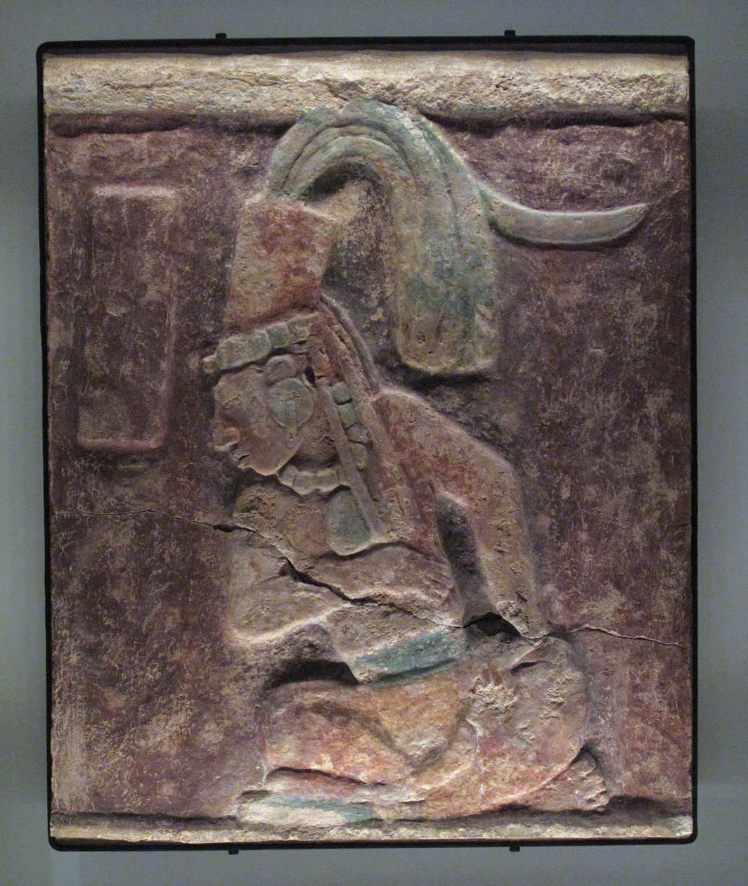 Siedzący mężczyzna, El Chicozapote, Usumacinta, późny okres klasyczny, 600-900 AD autorstwa Mayan