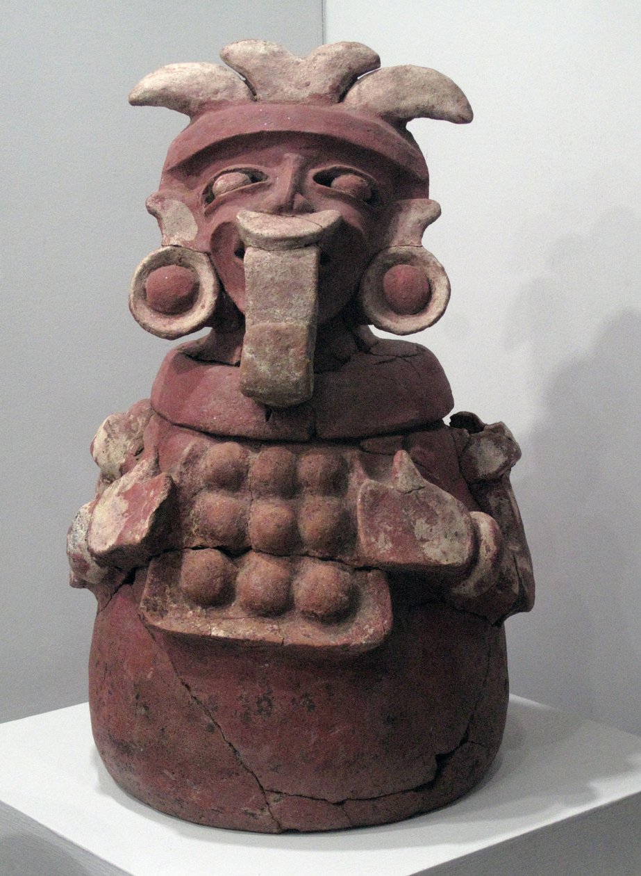 Urna grobowa, La Lagunita, okres wczesnego klasycyzmu, 250-550 ne (ceramika) autorstwa Mayan Mayan