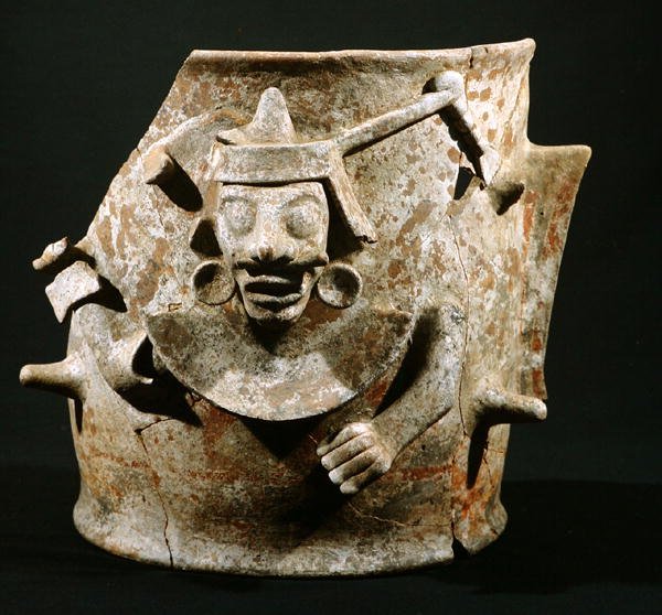 Kadzidło, Iximche, Gwatemala, okres postklasyczny (900-1521) (ceramika) autorstwa Mayan Mayan