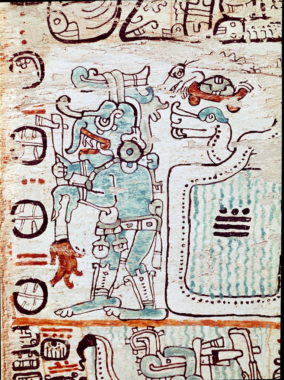 Kodeks madrycki lub codex tro cortesianus zajmuje się horoskopami i tablicami astrologicznymi, donosi w Hiszpanii Hernan Cortes (1485-1547). Malowane miniatury autorstwa Mayan Mayan