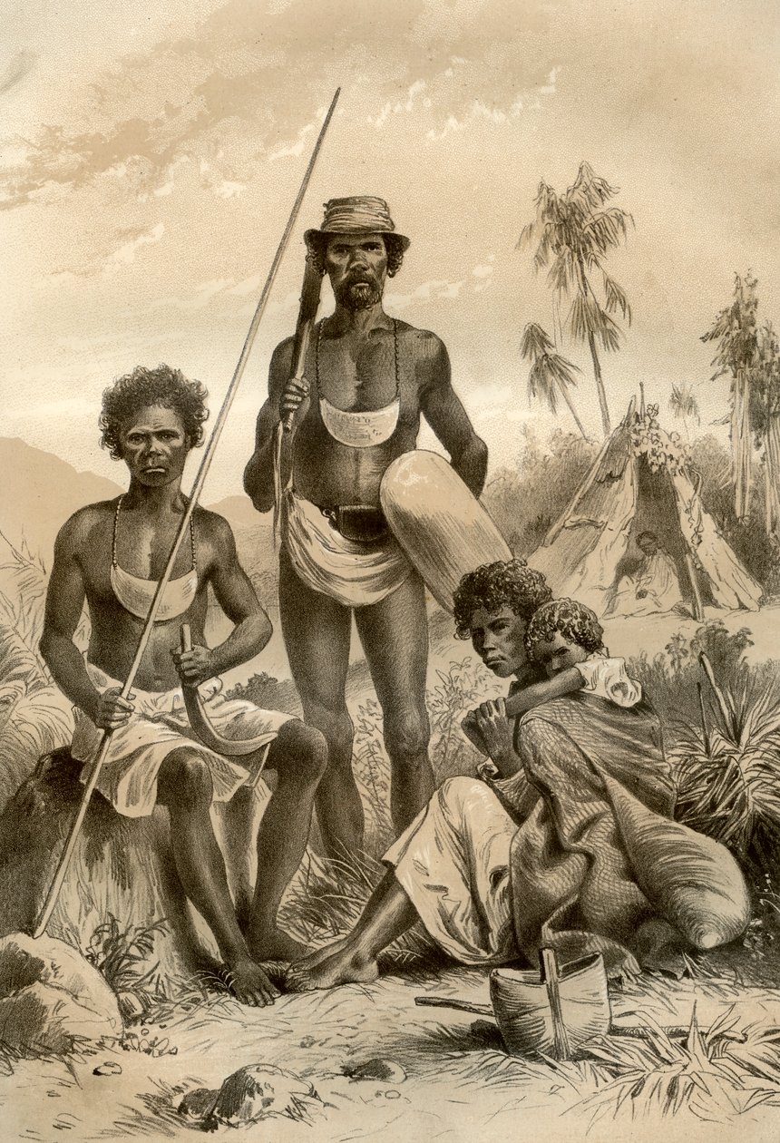 Aborygeni z Australii, 1879 autorstwa McFarlane and Erskine
