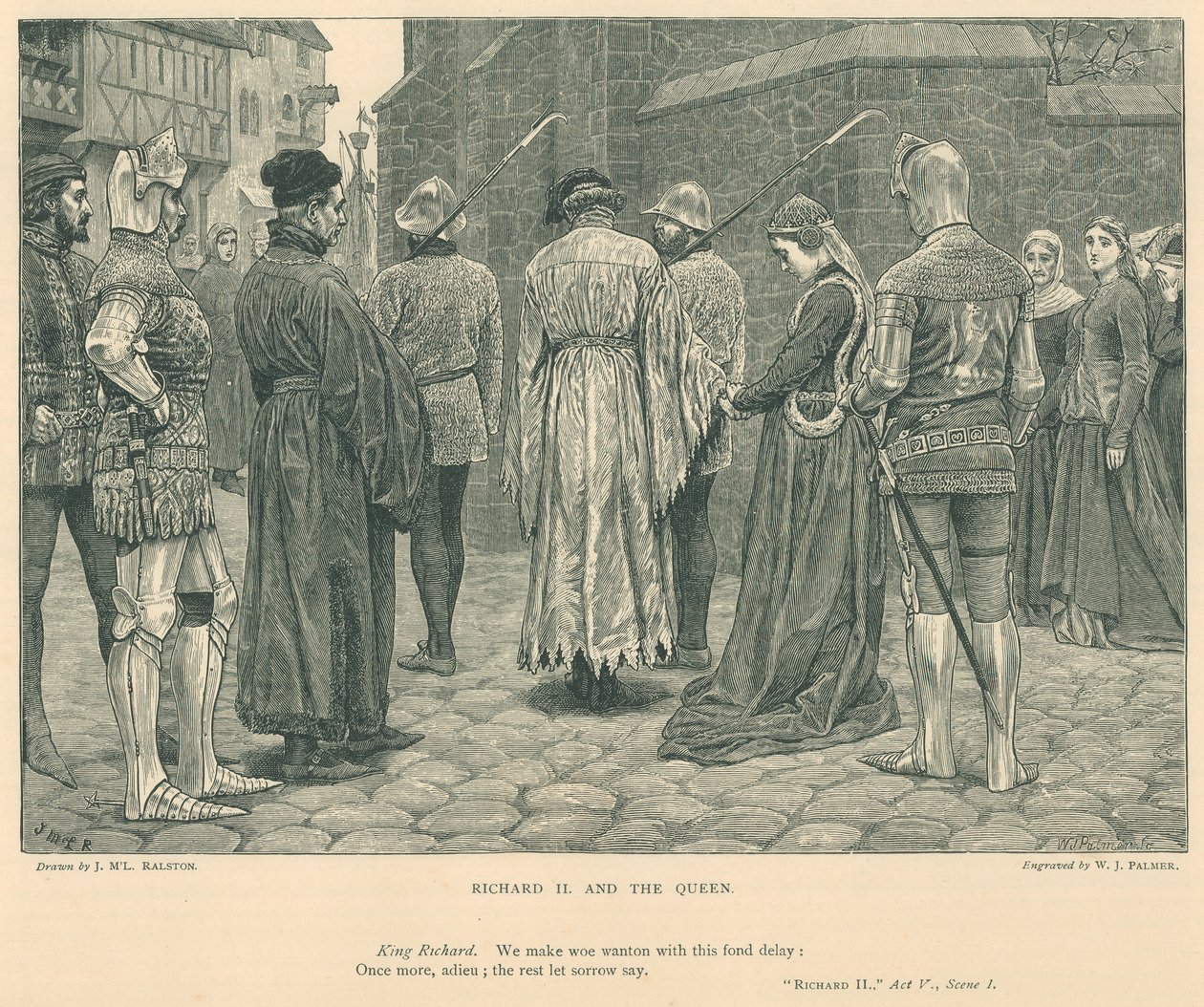 Ilustracja do Króla Ryszarda II (rycina) autorstwa McLaren John Ralston