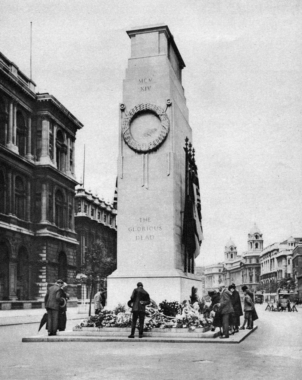 Cenotaf, Whitehall, Londyn, 1926-1927 autorstwa McLeish