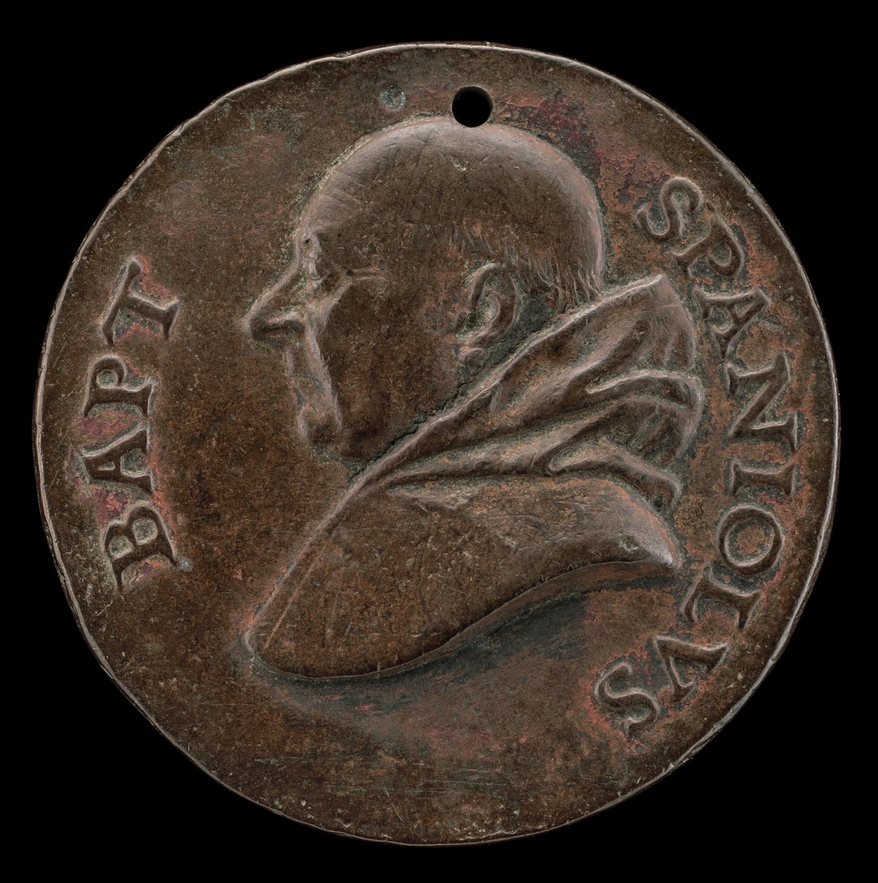 Battista Spagnoli z Mantui, 1447-1516, poeta karmelitański [awers], ok. 201 1513. autorstwa Mea