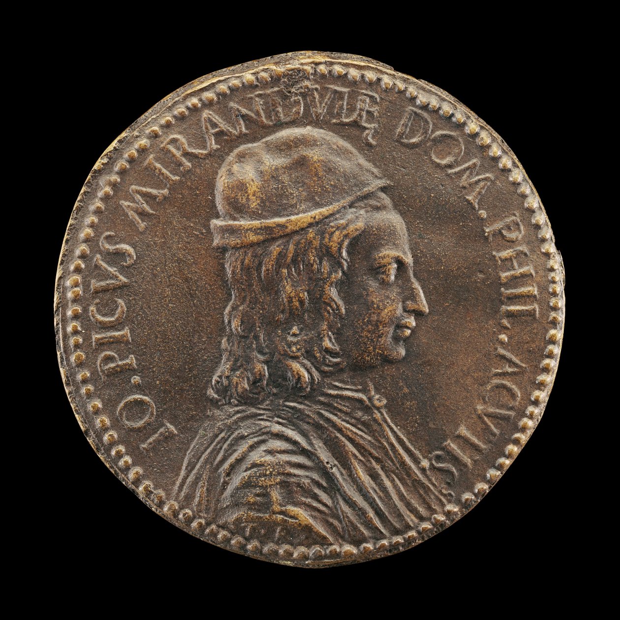 Giovanni Pico della Mirandola, 1463-1494, filozof i poeta. autorstwa Medallist T.R.