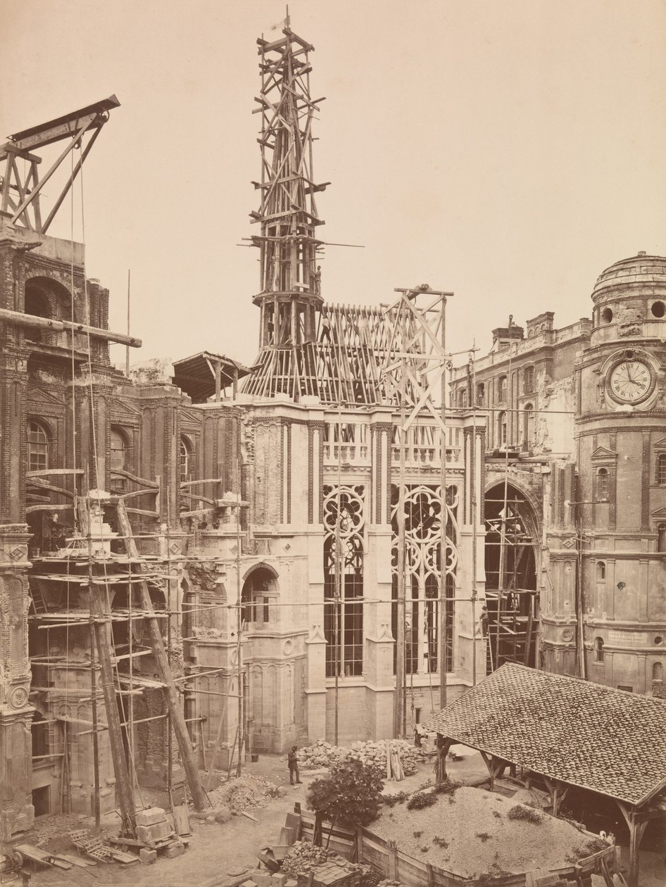 Restauracja Sainte Chapelle autorstwa Mederic Mieusement