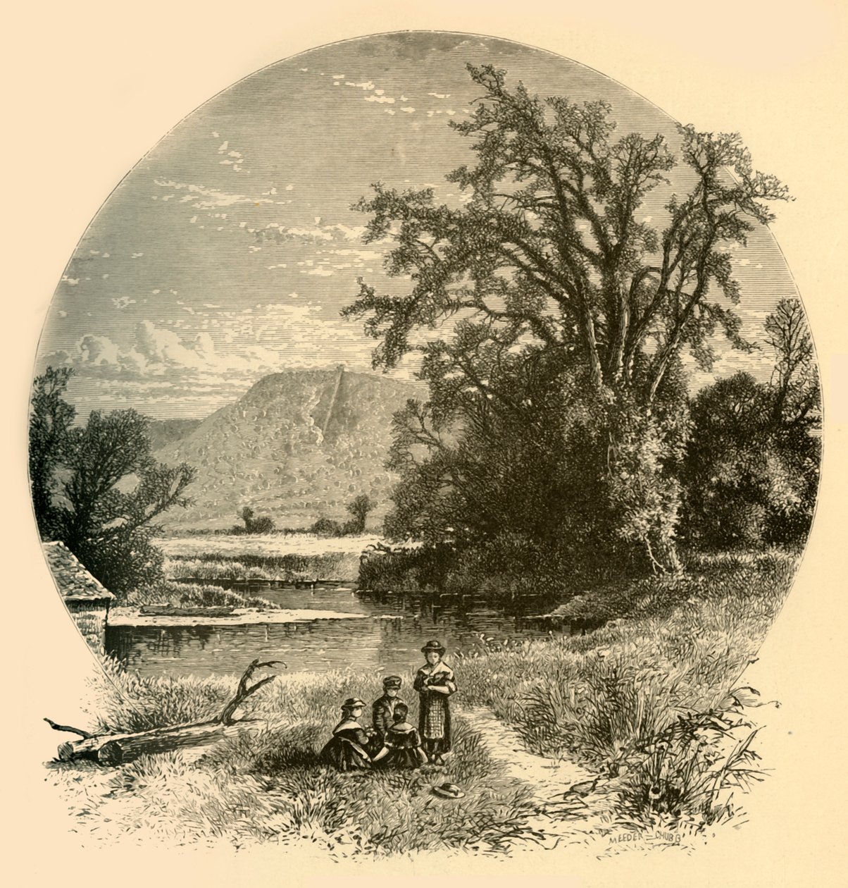 „Łąki Northampton”, 1874. autorstwa Meeder and Chubb
