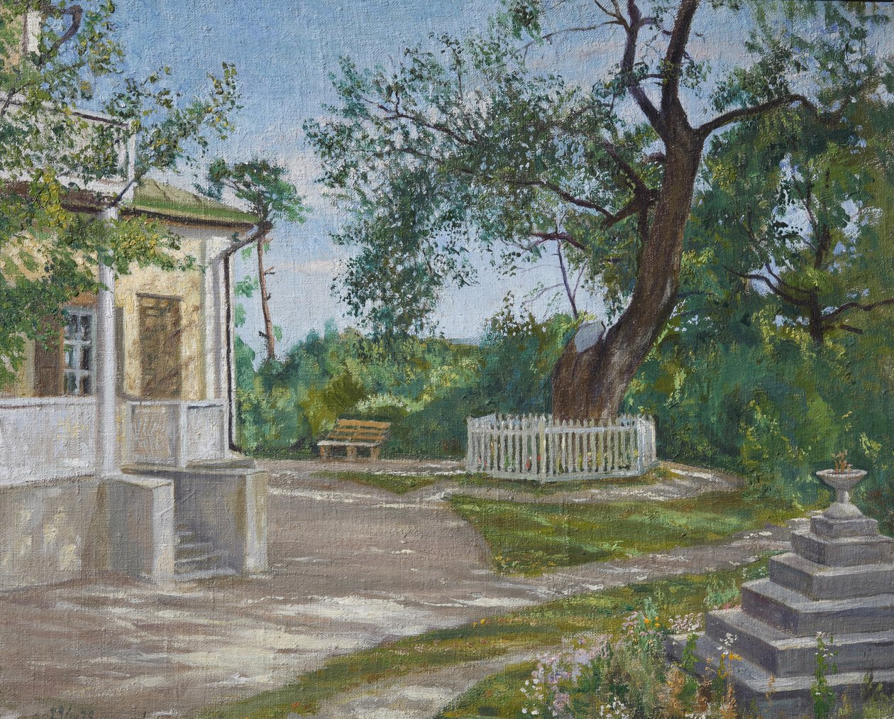 Dwór Tarchany, 1938 autorstwa Meer Michailovich Gokhstein