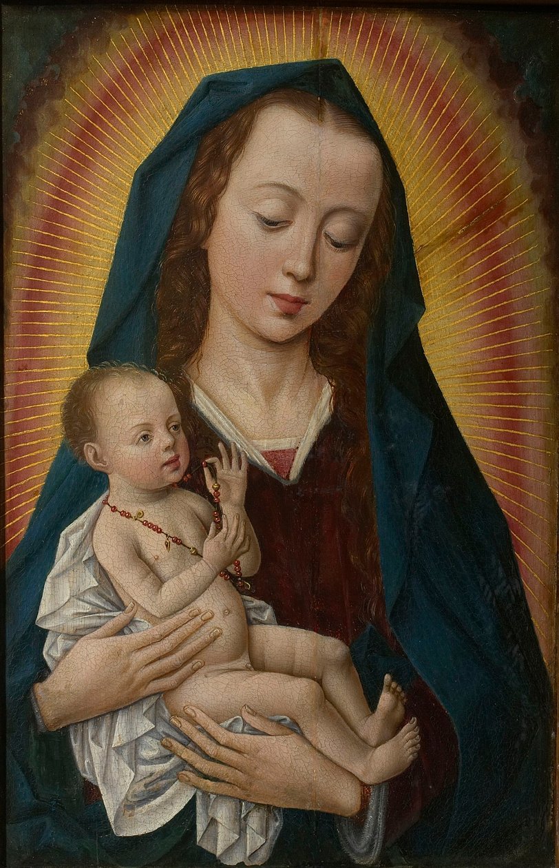 Dziewica z Dzieciątkiem, c. 1500. autorstwa Meere