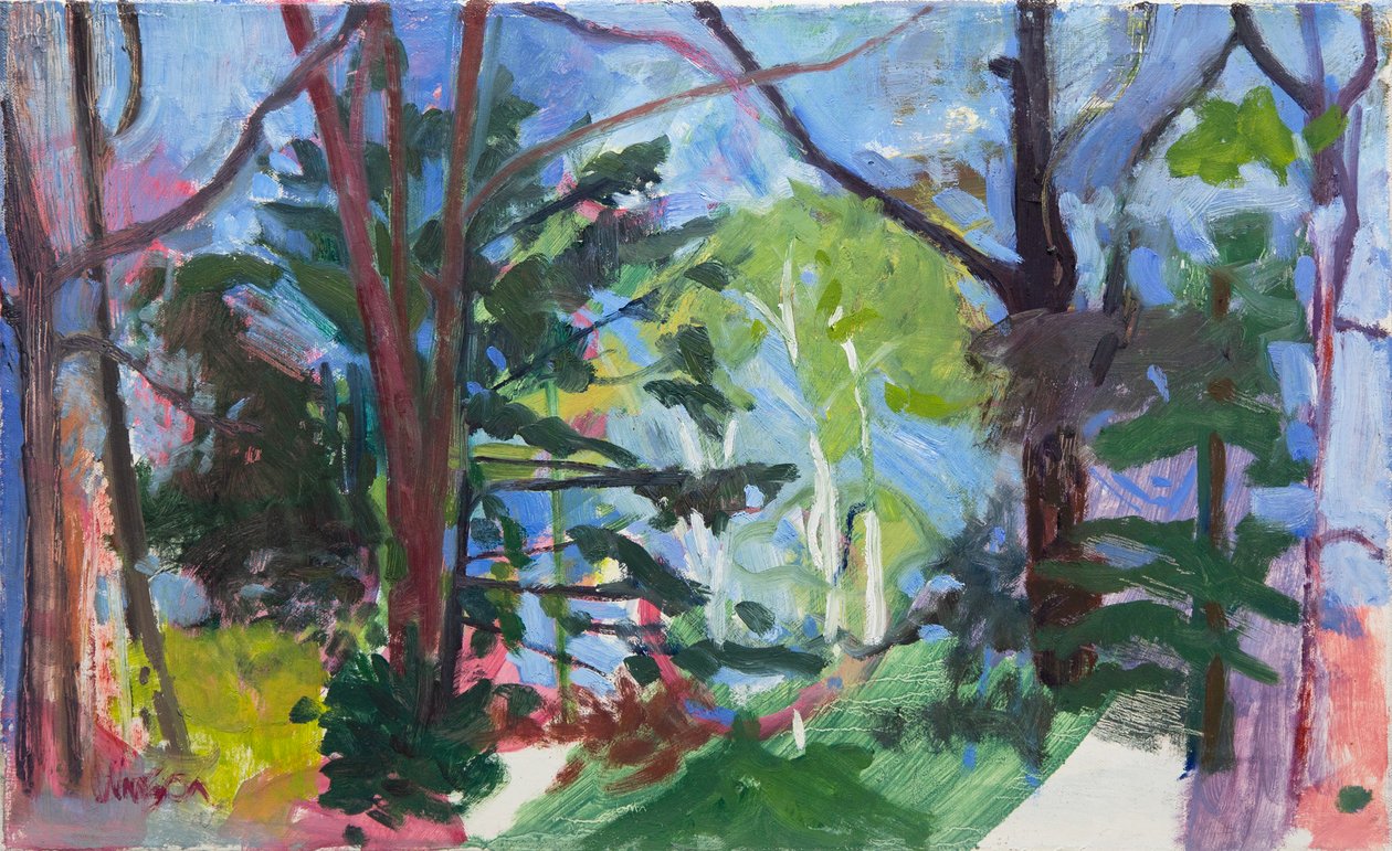 Chequamegon National Forest, 2016 (olej na płótnie) autorstwa Megan Williamson