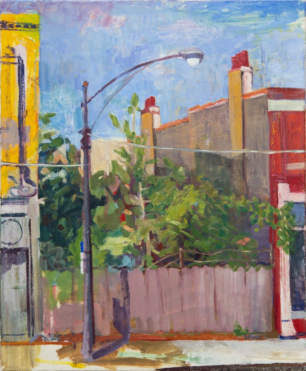 Eden on Grand Avenue, 2007 (olej na płótnie) autorstwa Megan Williamson