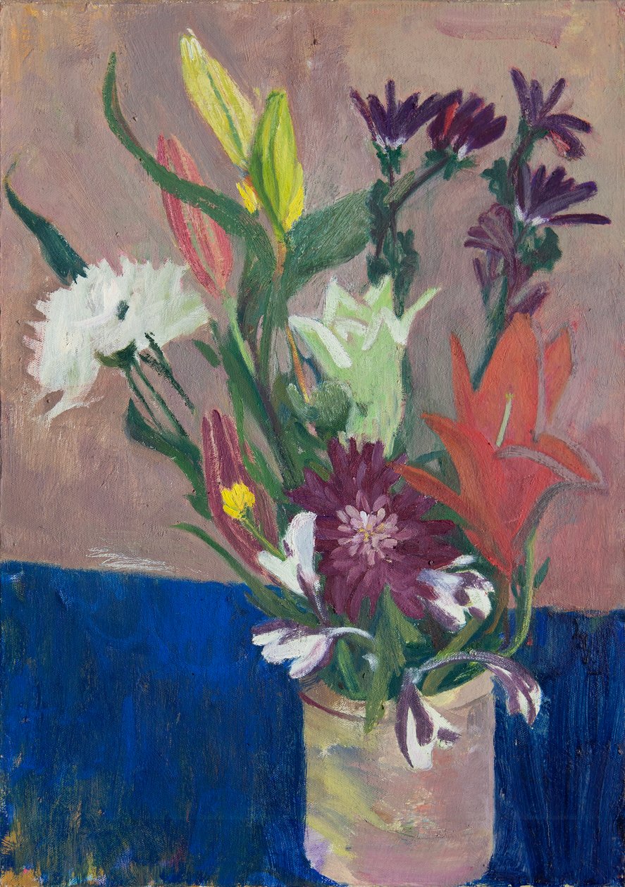 Letnie kwiaty, 2016 (olej na płótnie) autorstwa Megan Williamson