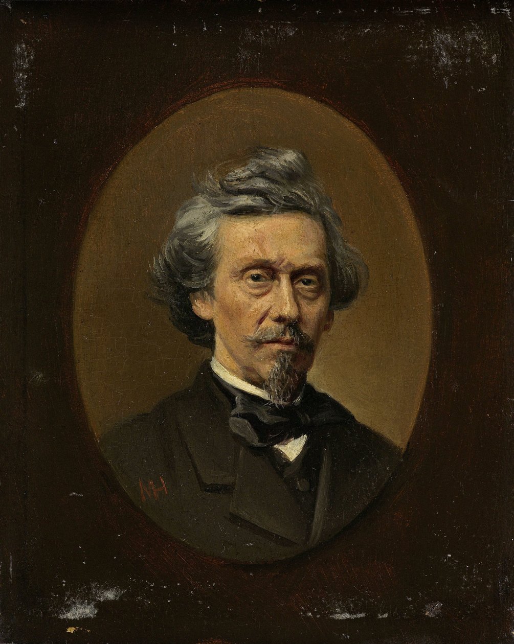 Petrus Franciscus Greive (1811-72), malarz autorstwa Meijer Isaäc de Haan