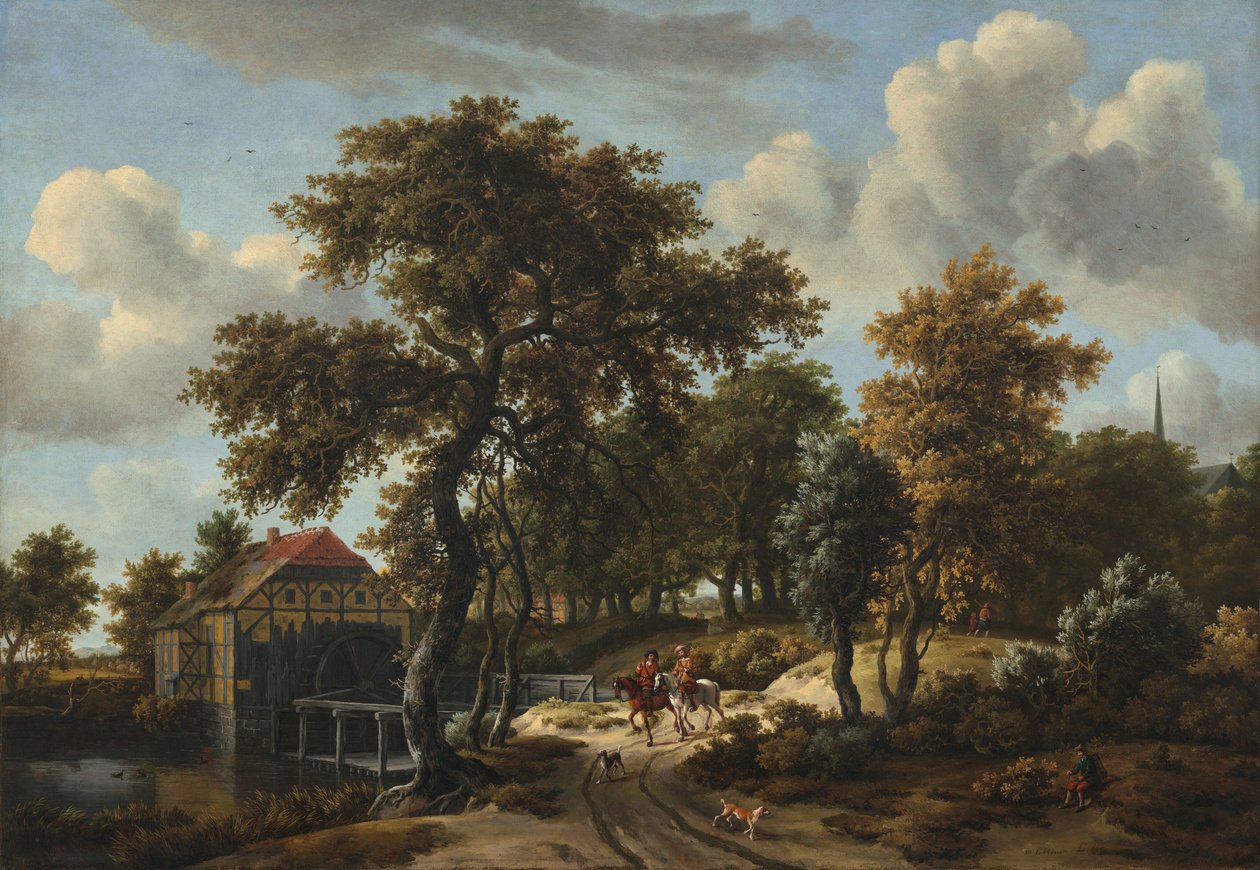 Podróżnicy, 166 [2]. autorstwa Meindert Hobbema