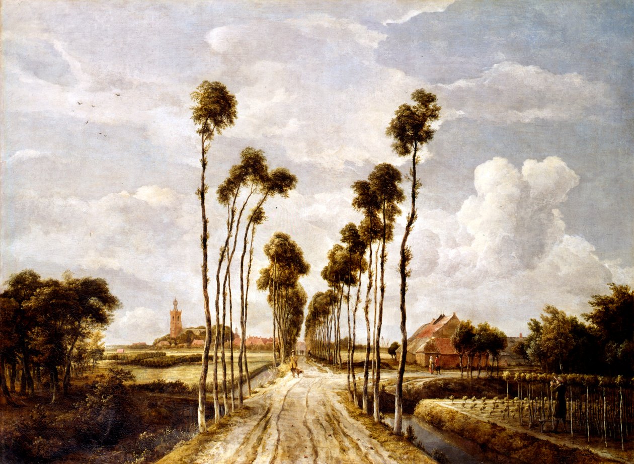 Nieznany obraz autorstwa Meindert Hobbema