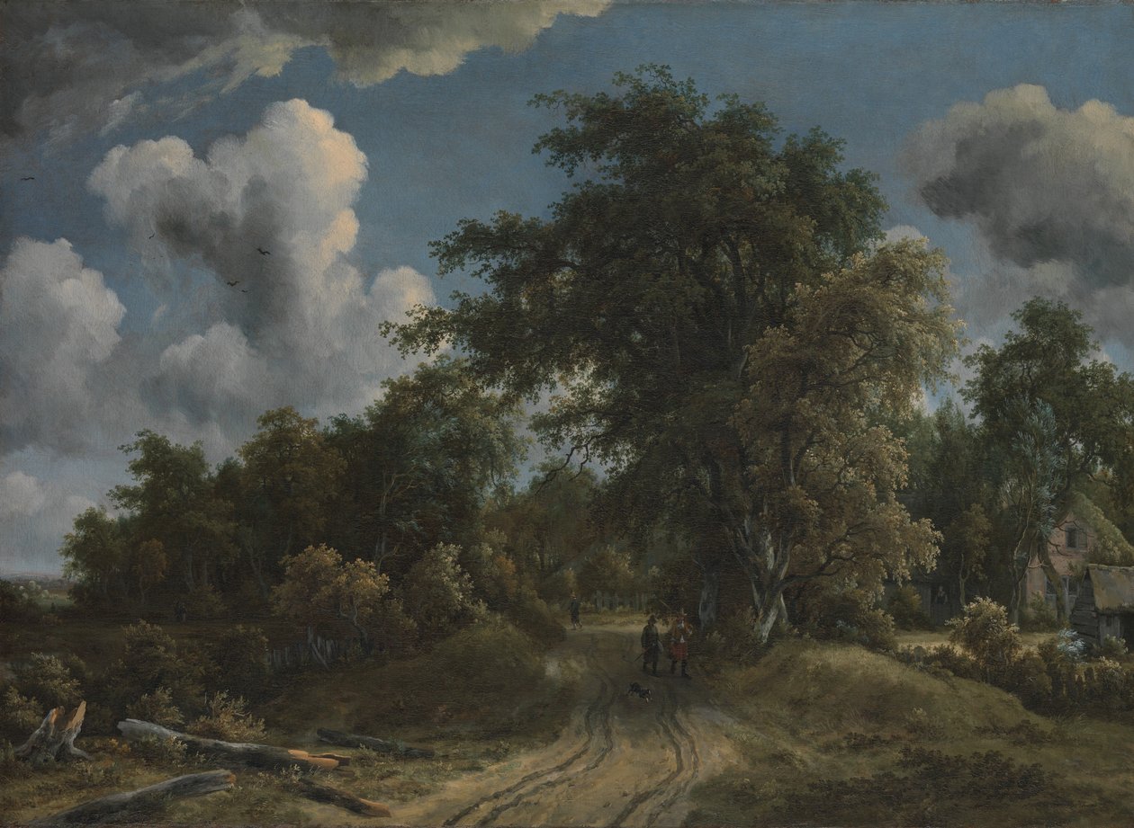 Droga leśna, ca. 1670. autorstwa Meindert Hobbema