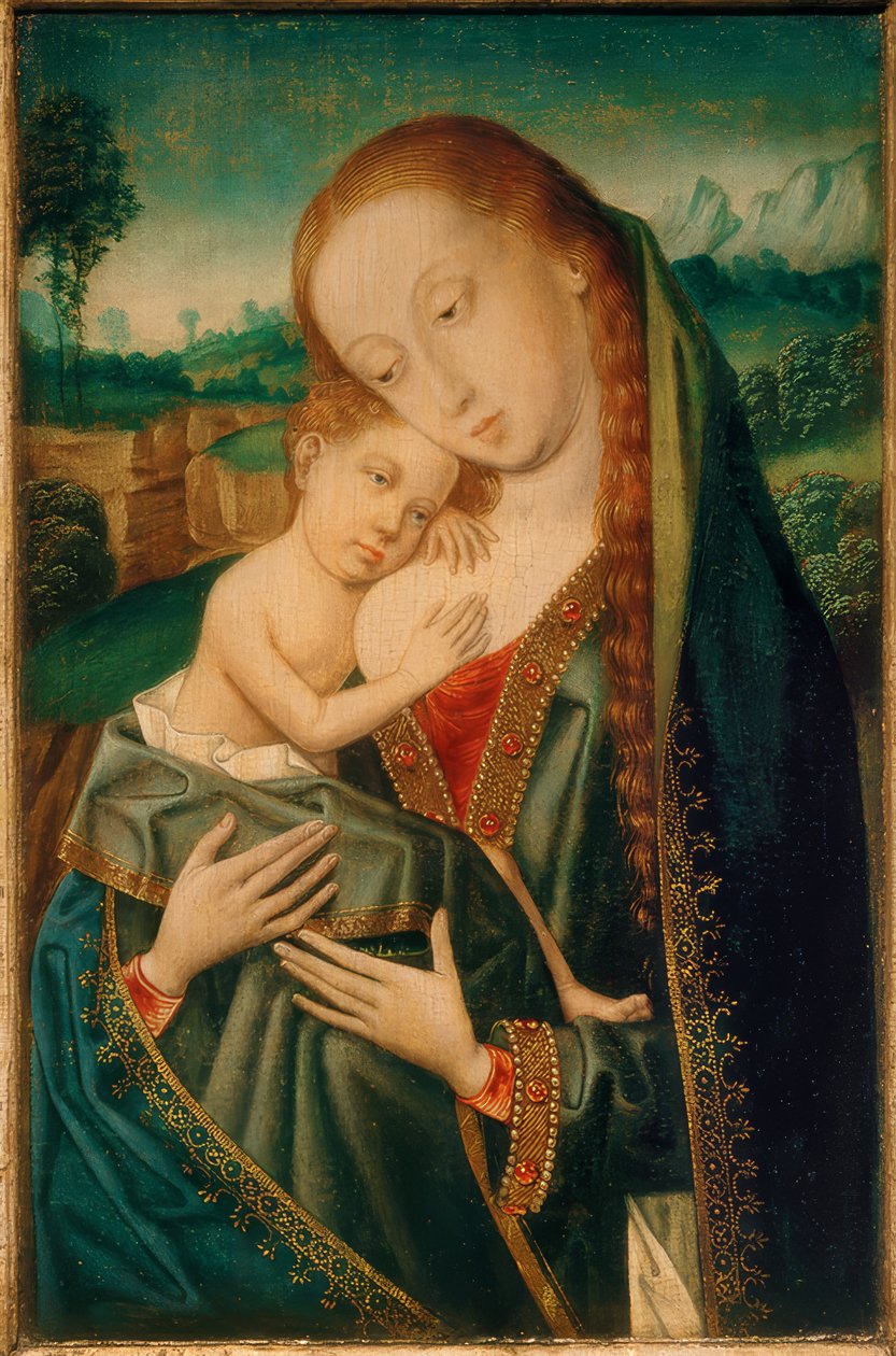 Madonna z Dzieciątkiem autorstwa Meister der Magdalenenlegende