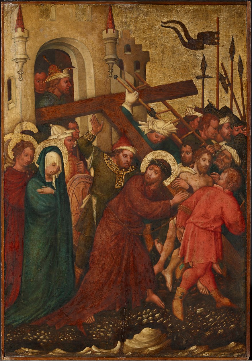 Chrystus niosący krzyż autorstwa Meister der St. Lambrechter Votivtafel
