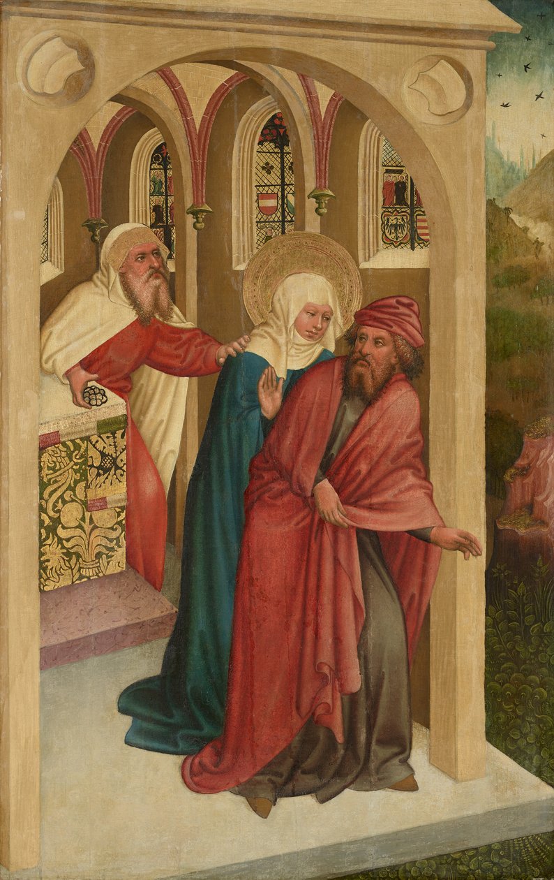 Odrzucenie ofiary Joachima i Anny autorstwa Meister des Albrechtsaltars