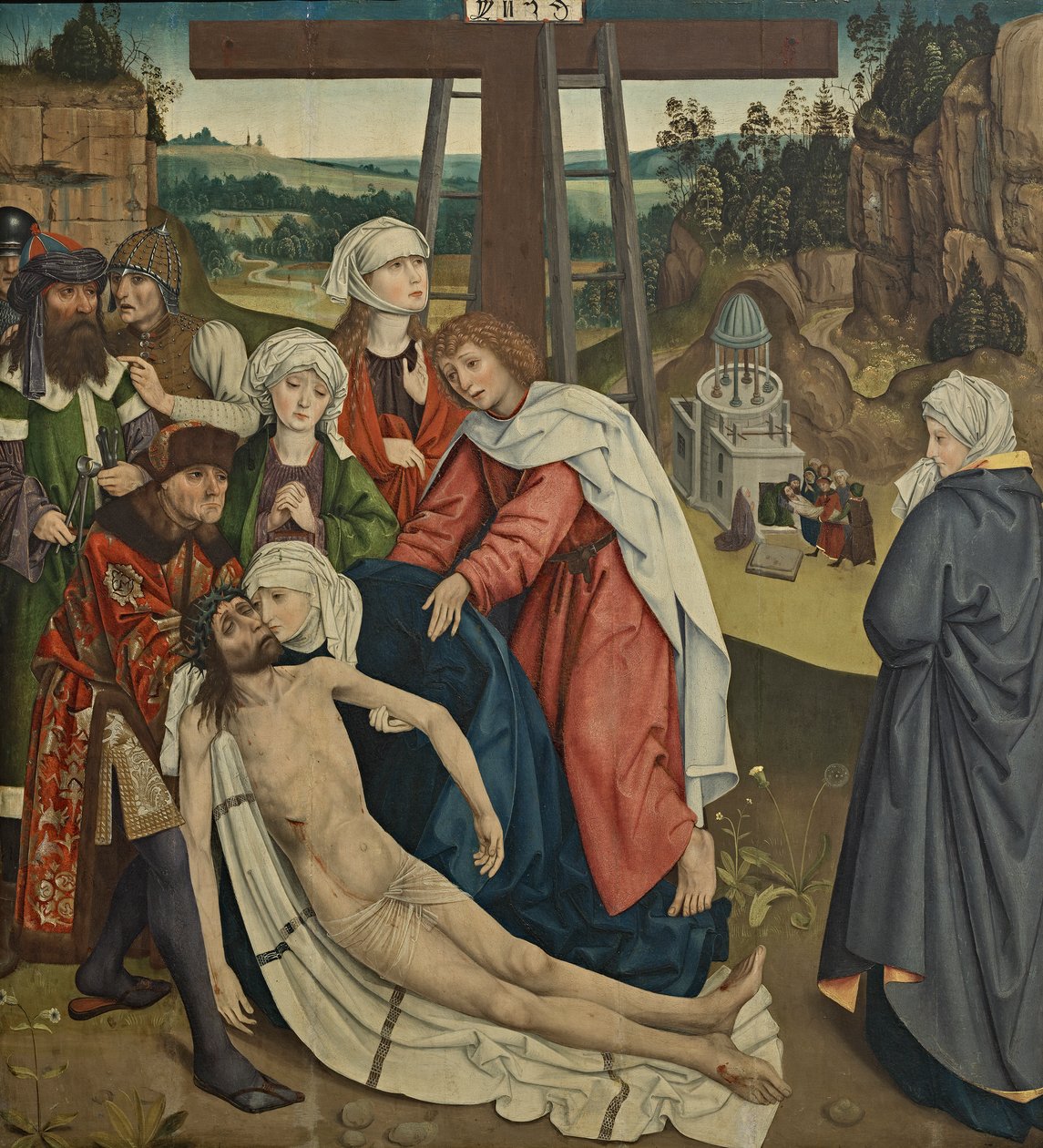 Opłakiwanie Chrystusa autorstwa Meister des Schottenaltars