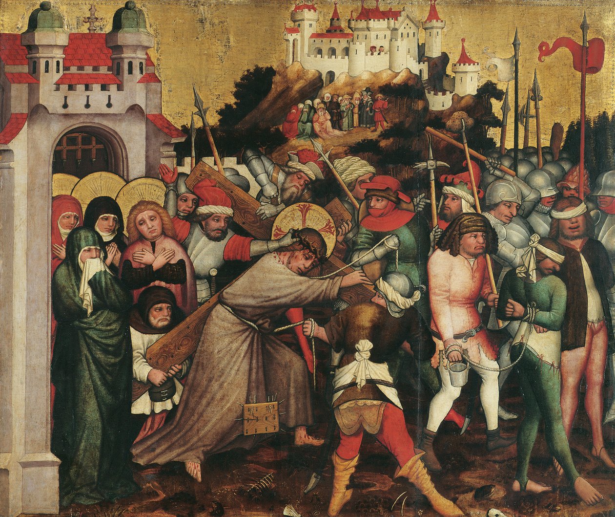 Chrystus niosący krzyż autorstwa Meister von Laufen