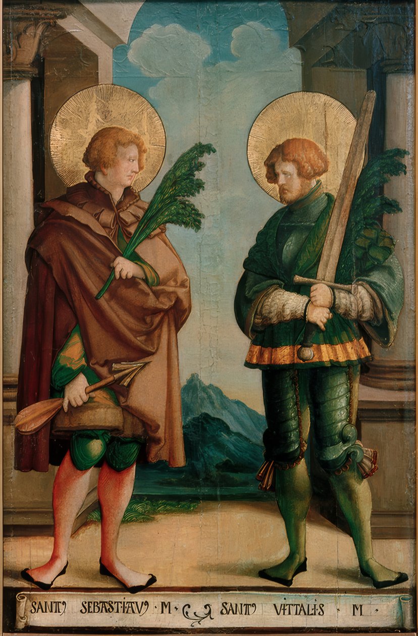 Święci Sebastian i Witalis autorstwa Meister von Messkirch