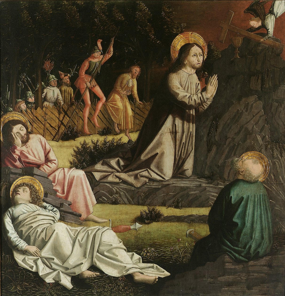 Chrystus na Górze Oliwnej autorstwa Meister von Uttenheim