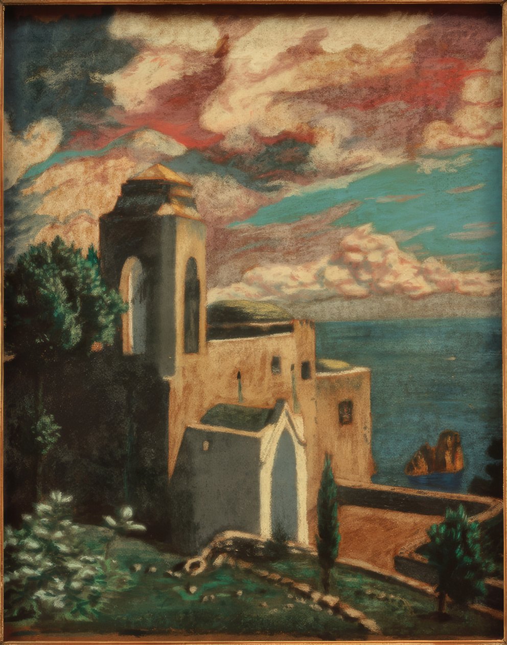 Capri (Ermitaż na Anacapri) autorstwa Melchior Lechter