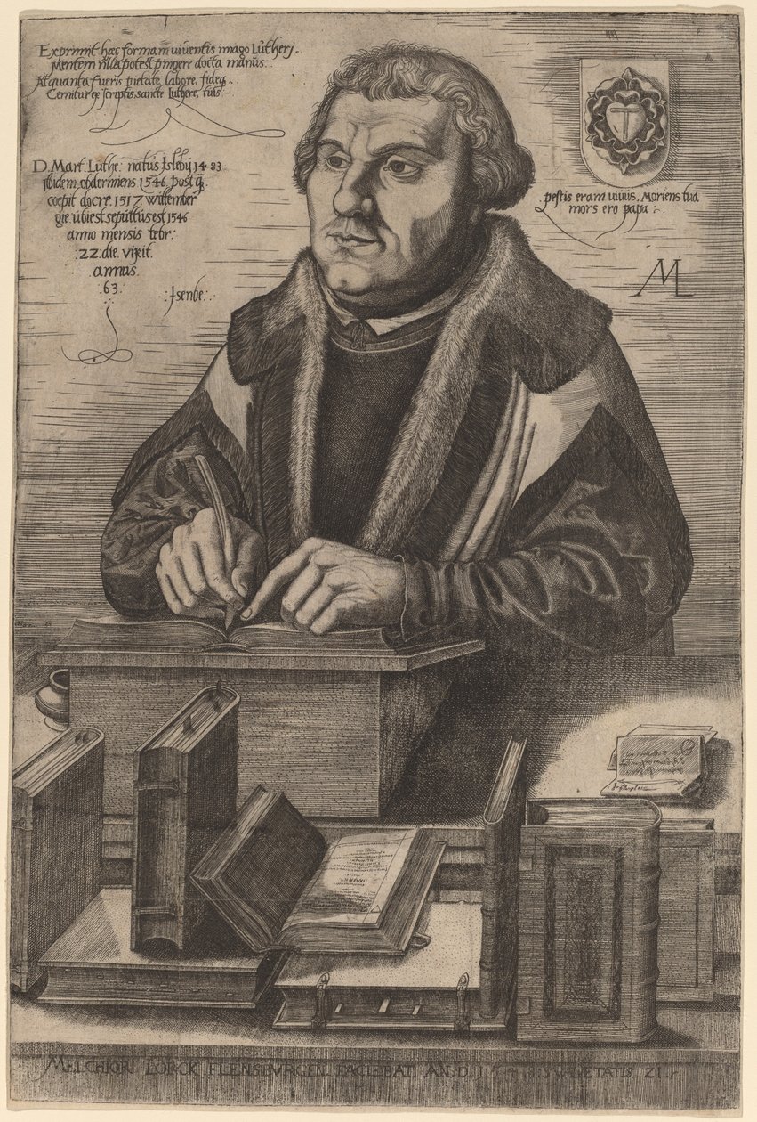 Marcin Luther autorstwa Melchior Lorch