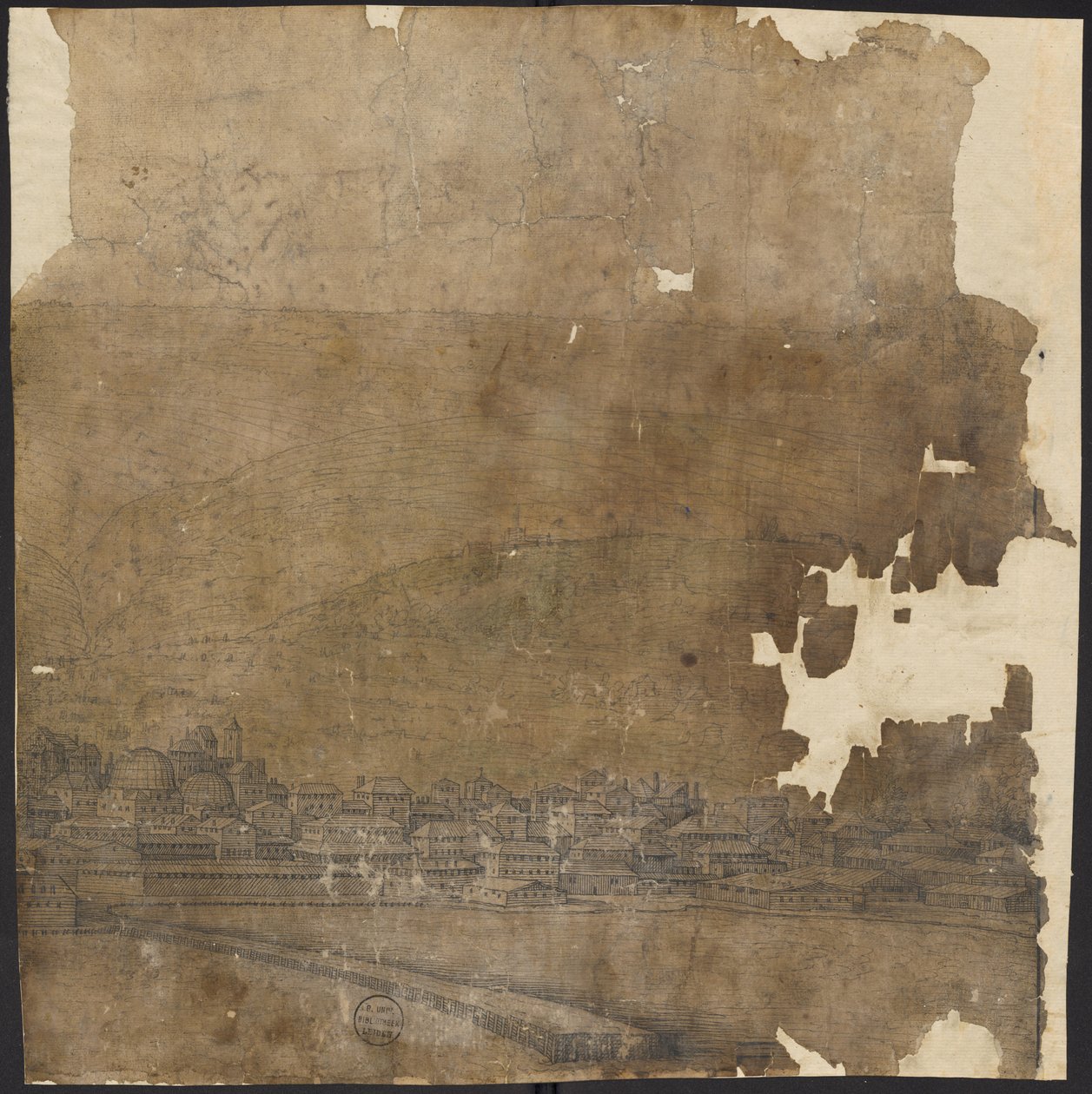 Angielski: Perspektywa Konstantynopola, arkusz 21, Melchior Lorck, 1559 autorstwa Melchior Lorck