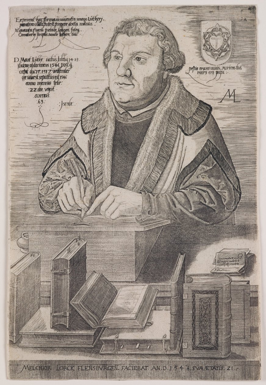 Marcin Luter autorstwa Melchior Lorck