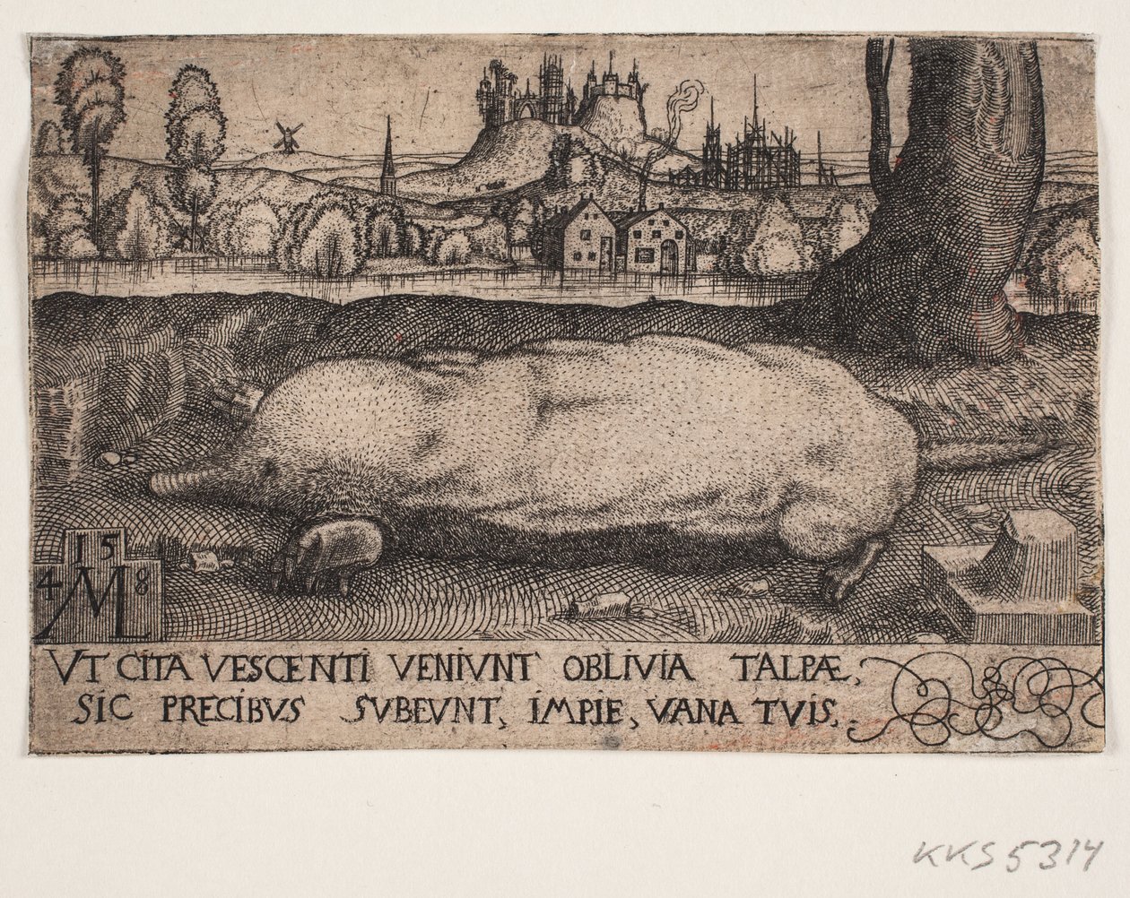 Kret autorstwa Melchior Lorck