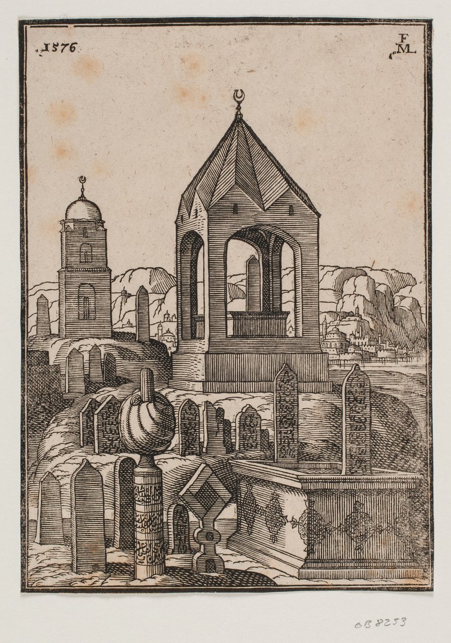 Tureckie groby autorstwa Melchior Lorck