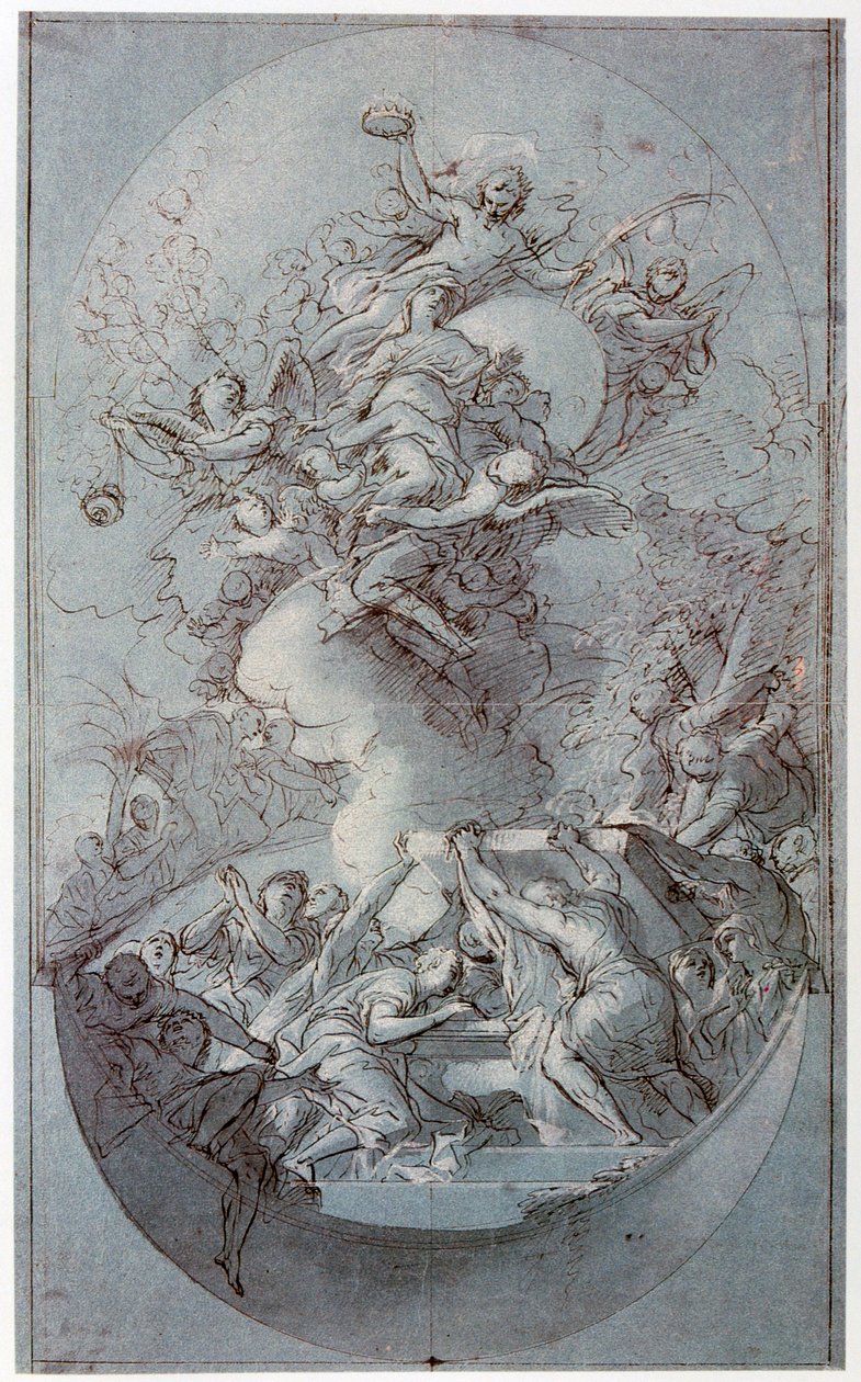 Wniebowzięcie, ok. 1677-1727 autorstwa Melchior Steidl