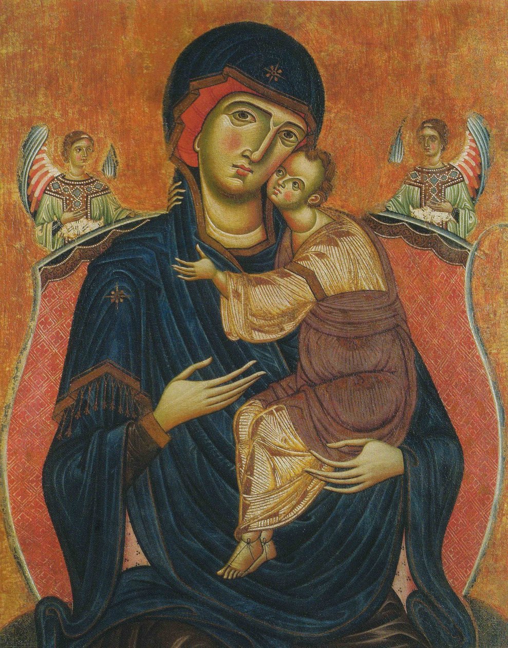Madonna z Dzieciątkiem i aniołami autorstwa Meliore di Jacopo