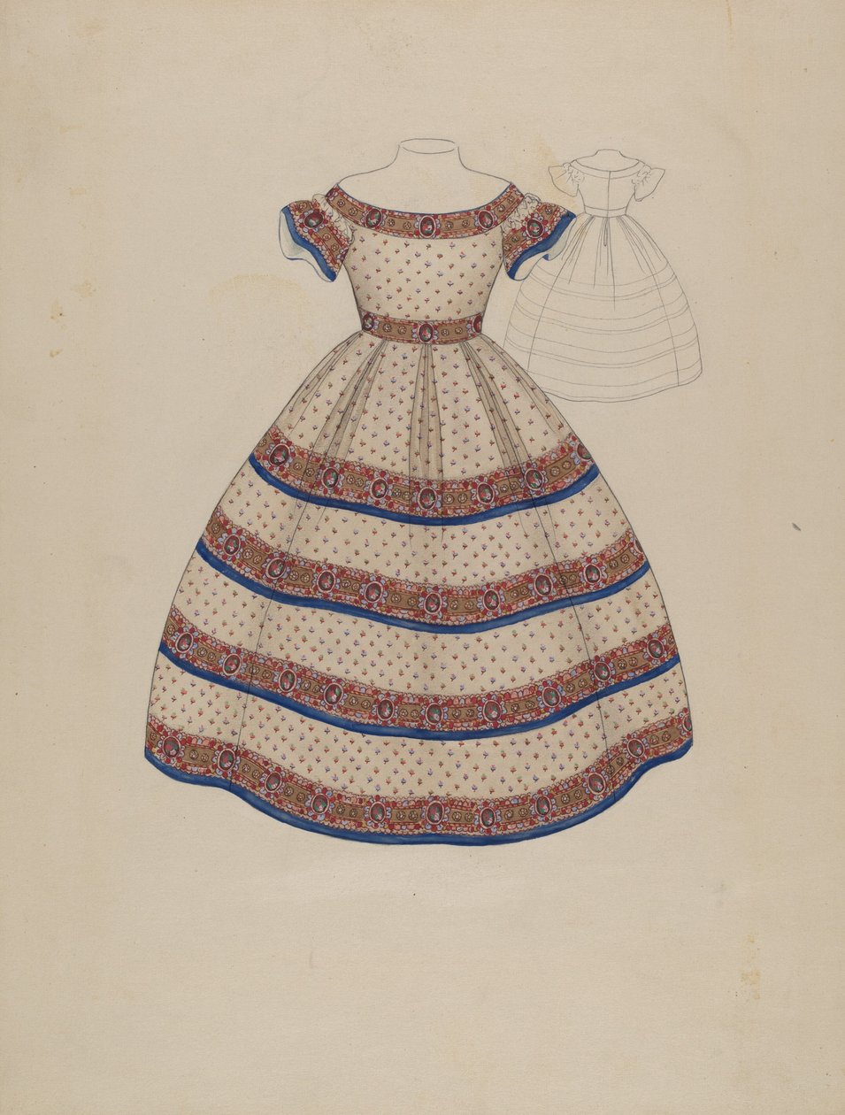 Sukienka dziecięca, ok. 1900 r. 1936. autorstwa Melita Hofmann