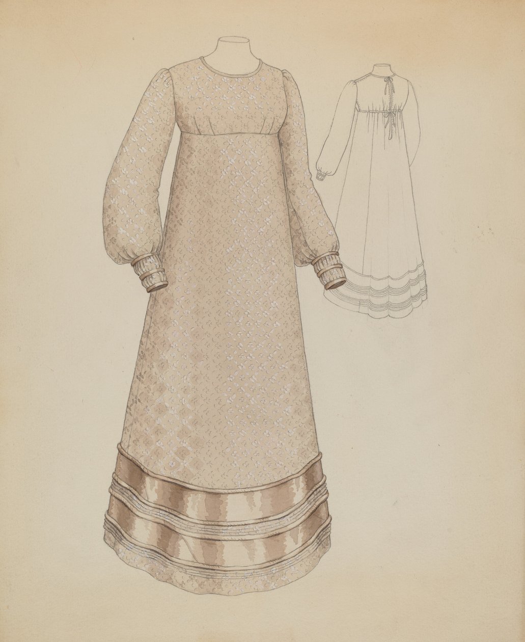 Sukienka, ok. 1936. autorstwa Melita Hofmann