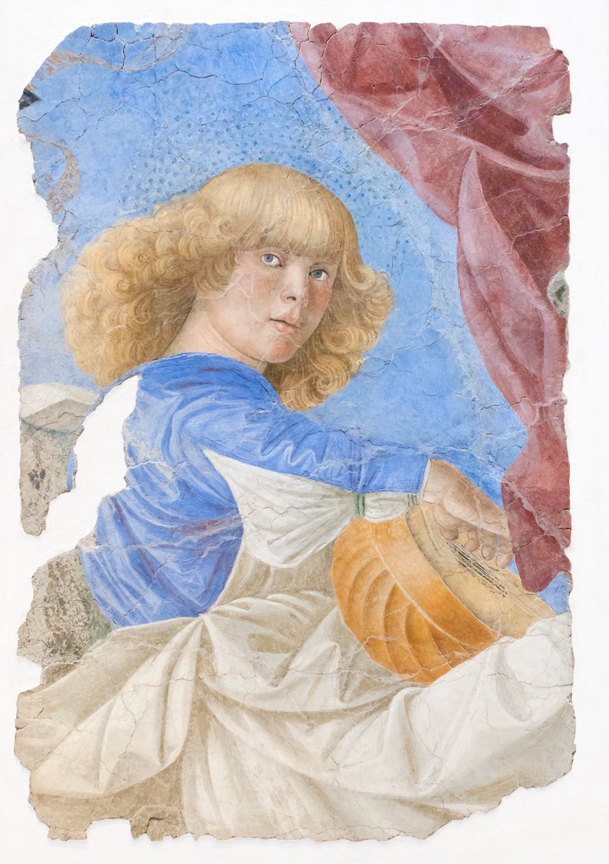 Anioły muzykujące, ok. 1480 r. (fresk) autorstwa Melozzo da Forli