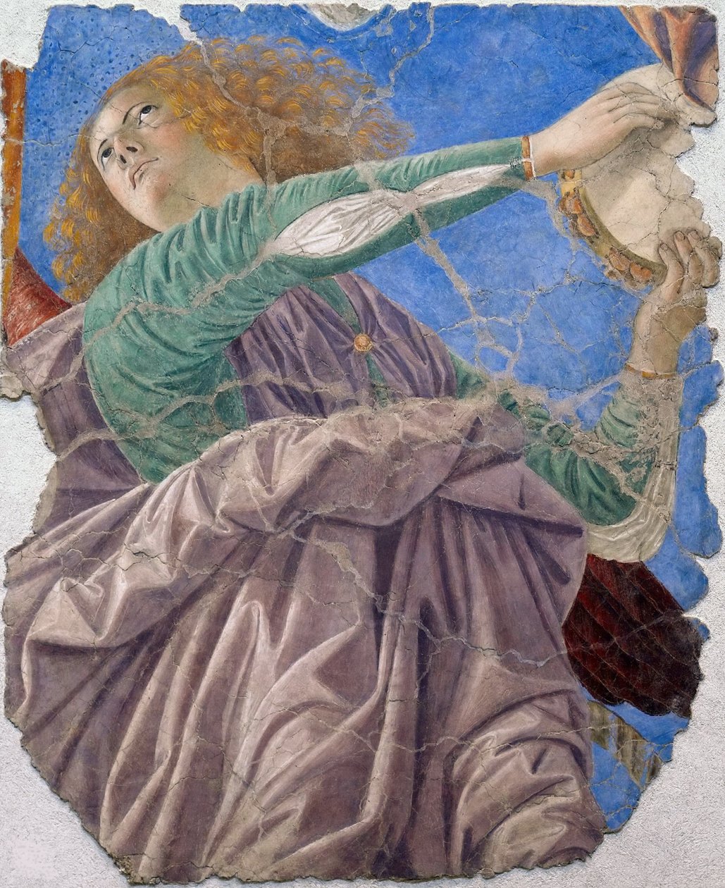 Anioł-muzyk Melozzo da Forli, ok. 1480 (fresk) autorstwa Melozzo da Forli