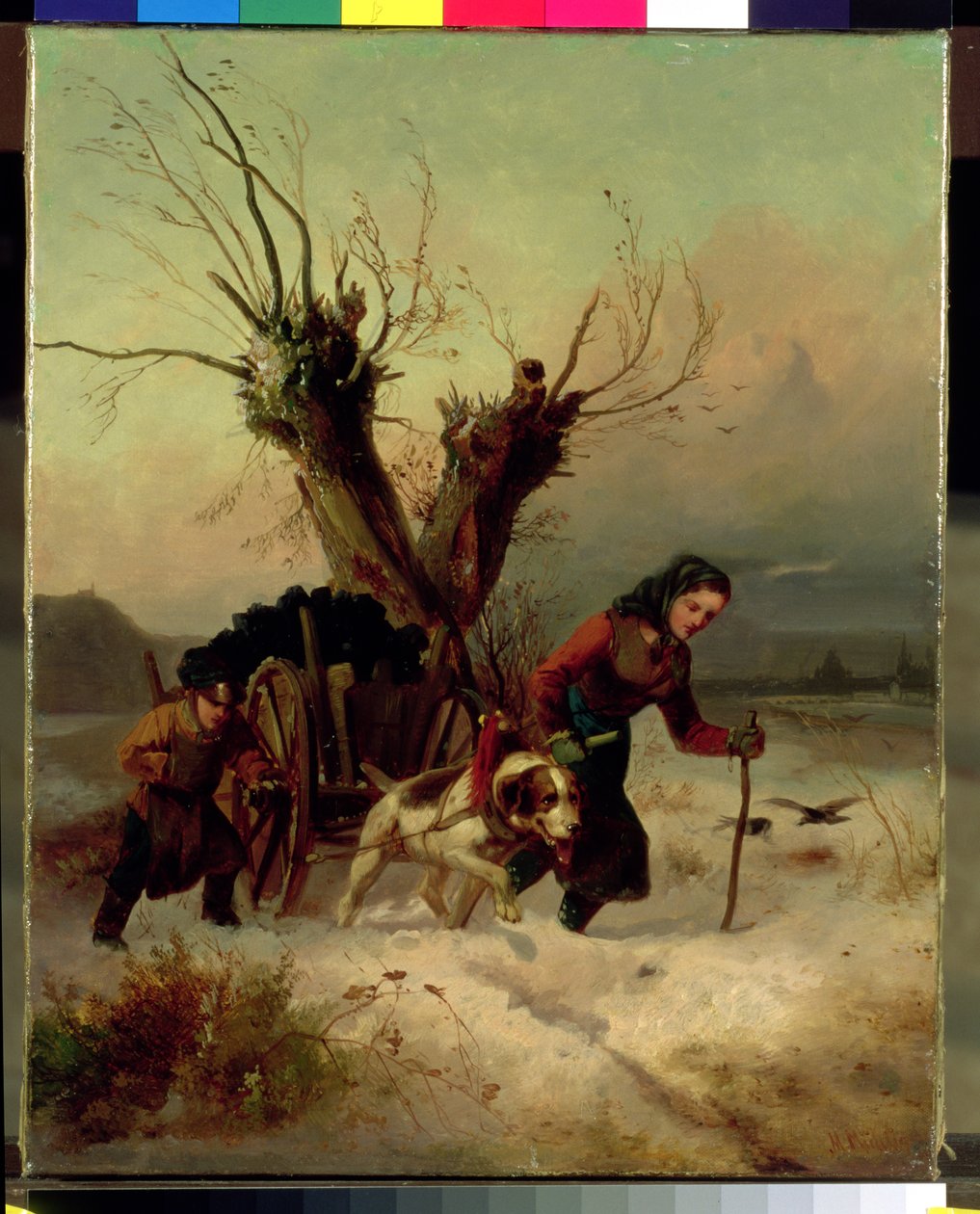 Ciężki ładunek, ok.1850 autorstwa Meno Muhlig