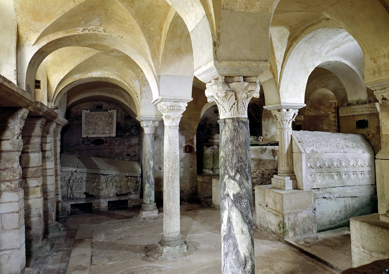Widok krypty św. Pawła, ok. 634 rne autorstwa Merovingian