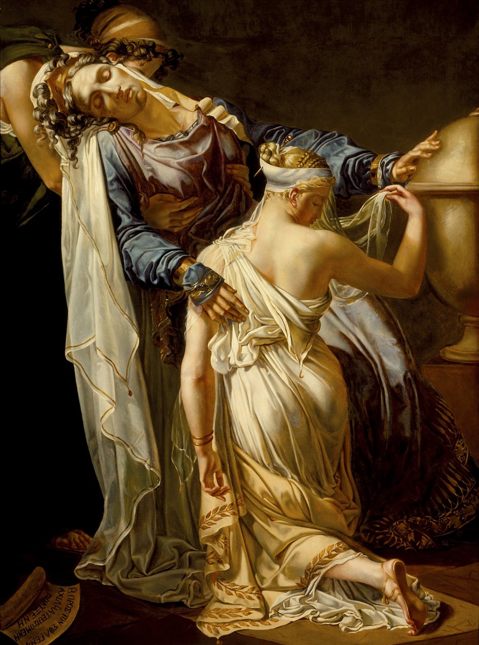 Hekuba i Polyxena, po 1814 autorstwa Merry Joseph Blondel